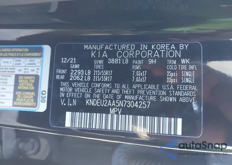 2022 Kia Seltos S from USA, damaged, VIN KNDEU2AA5N7304257